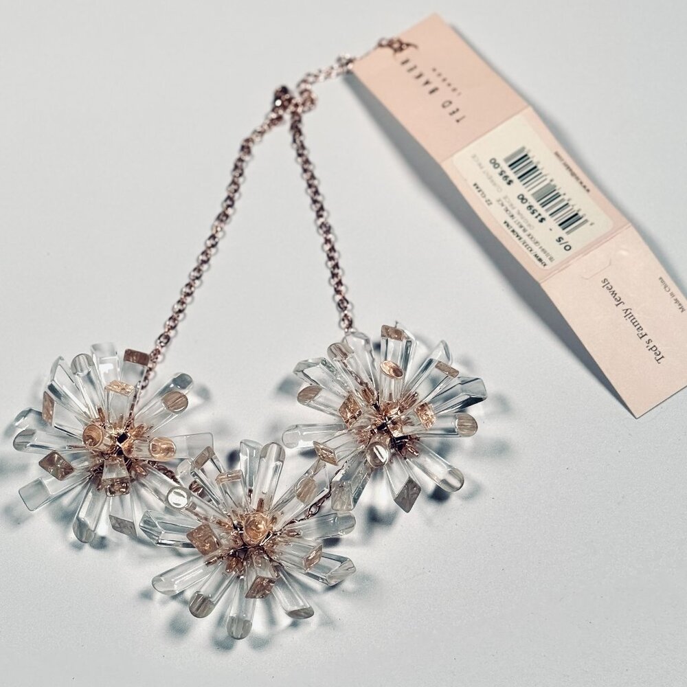 TED BAKER Geode Burst Necklace NWT